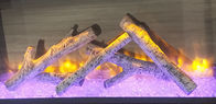 Feuer - hölzerne keramische Kamin-Klotz für Gas-Kamin 800~1000 ℃ Service-Temperatur S-104