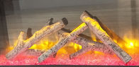 Feuer - hölzerne keramische Kamin-Klotz für Gas-Kamin 800~1000 ℃ Service-Temperatur S-104
